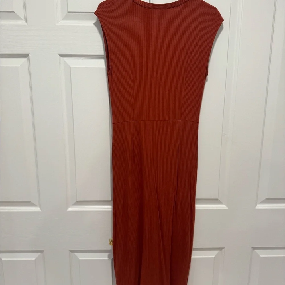 Loft Midi Sleeveless Button-Down Dress - Picture 4 of 5